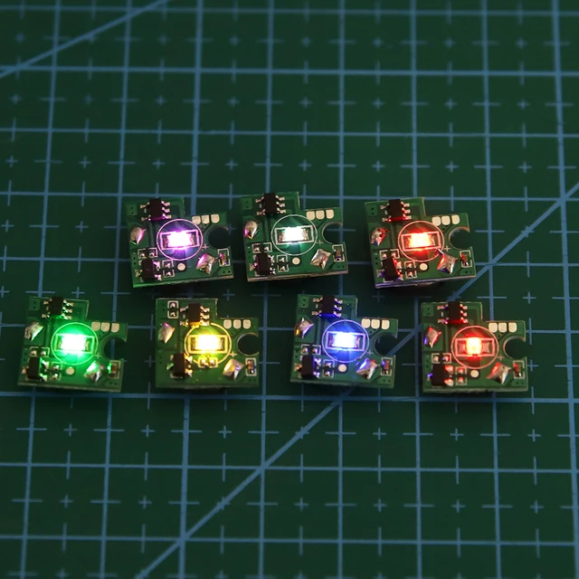 DIY Modeling LED light Magnetron Switch Animation Figure plus Light Gundam Model Wireless Light Without Battery 4