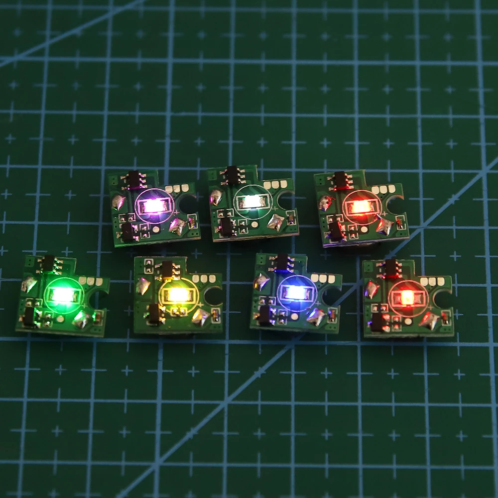 1pc DIY Modeling LED Lamp light Magnetron Switch/Animation Figure plus Light Toys Model Wireless Light Without Battery 2