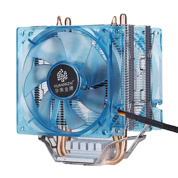 

HUANANZHI Lce A400 Vertical Dual Copper Tube Dual Fan Desktop Motherboard CPU Radiator X79 X99LED Silent Fan