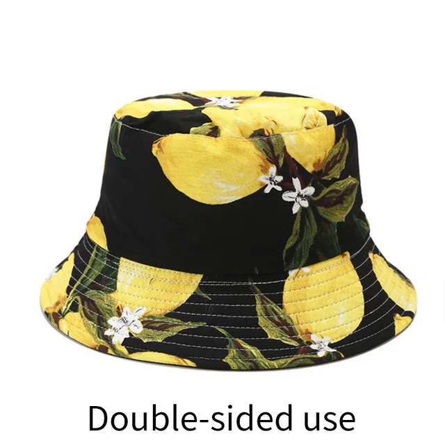 tropical print hat