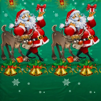

Hot Christmas Santa Bedding Set Polyester 3D Printed Duvet Cover with 2pcs Pillowcases + Bed Sheet Set Christmas Bedroom Decorat