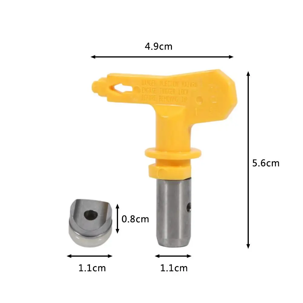 Универсальный безвоздушный распылитель аксессуары сопло безвоздушного высокого давления безвоздушный распылитель краски пистолет наконечник пистолет сопло в различных типах#25