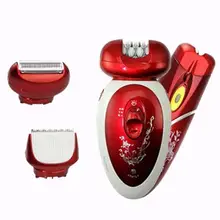 Портативный 4 в 1 устройство удаления волос Резак для лица подмышки ноги бикини линия ЕС