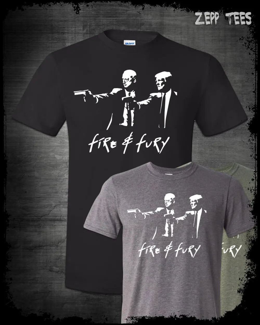 Fire and Fury Trump Shirt Mad Dog Mattis North Korea War Meme T-Shirt Military Men Women Unisex Fashion tshirt Free Shipping |