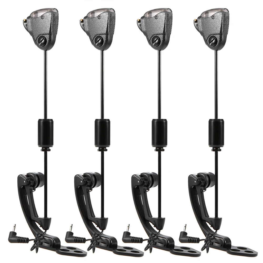 

Lixada Carp Fishing Swinger 1/4 pcs LED illuminated Swinger Fishing Bite Indicator Swinger for Pesca