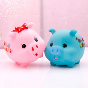 

Creative Cartoon Large Golden Pig Piggy Bank Anti-Fall Coin Saving Boxes Oversized Money Storage Box For Children Adult Gift Hot
