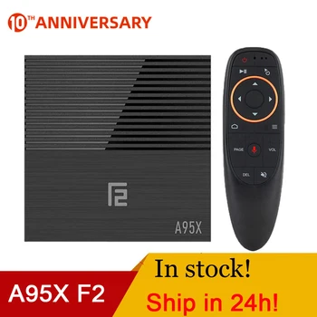 

A95X F2 Smart TV Box Android 9.0 Amlogic S905X2 Quad Core 4GB 32GB 64GB 2.4G/5G Wifi Voice Control Google Cast smart Box TV