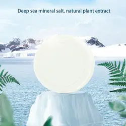 80 г натуральная морская соль мыло от акне уход за ручной работы мыло-контроль за жирной кожей клещей бактерий удаления кожи глубокое