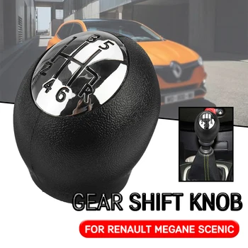 

6 Speed Gear Shift Knob For Renault Megane/Scenic/Laguna For Opel Movano for Nissan Interstar Manual Gear Lever Shifter Gaitor