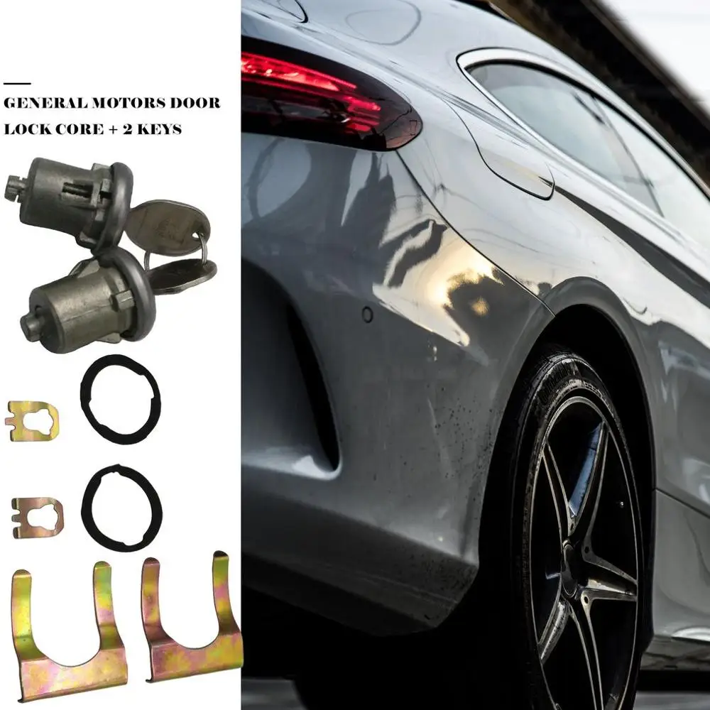 Блокировка серебряного дверного замка цилиндрический замок набор SUV дверной замок набор автоматический замок защелка модифицированный дверной замок