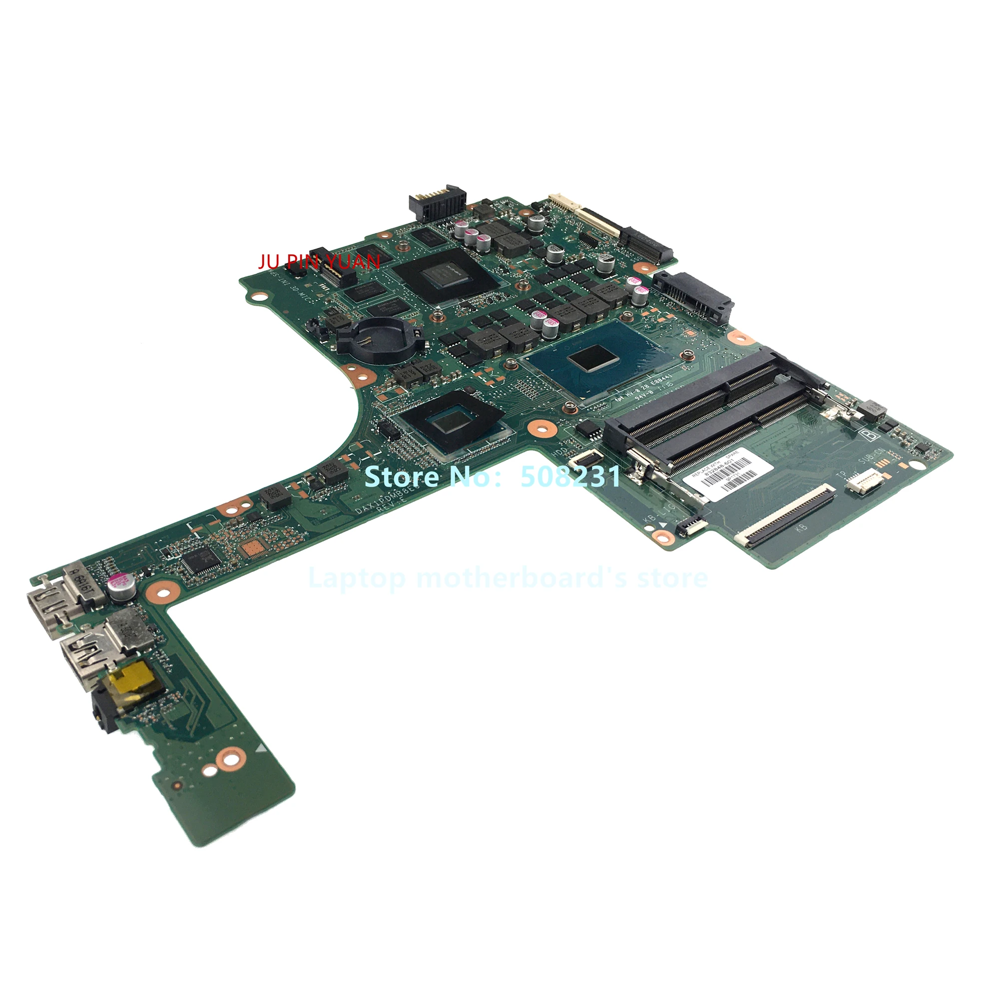 

For HP Pavilion TPN-Q159 15-AK 15T-AK Laptop Motherboard 832848-601 832848-501 832848-001 DAX1PDMB8E0 X1PD i7-6700HQ 950M/4GB