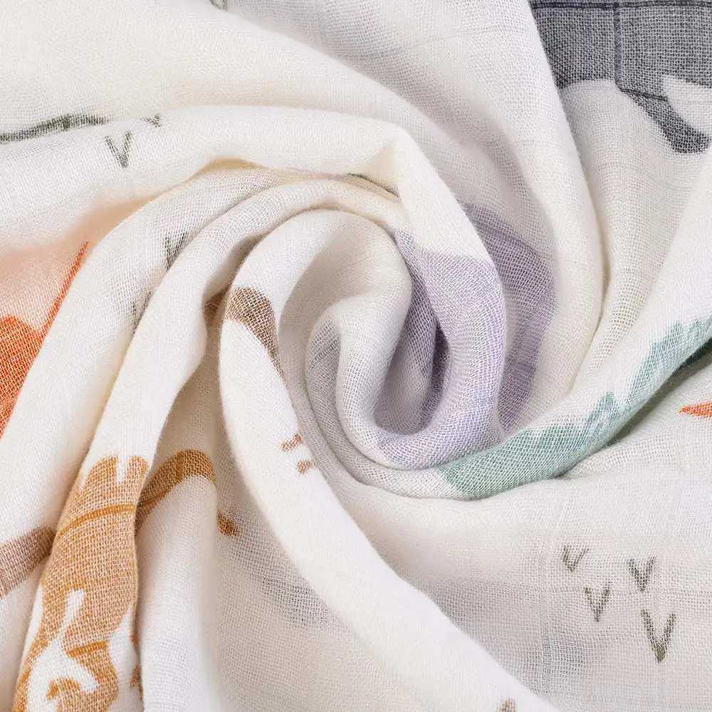 Динозавр, новорожденный, покрытая пряжа, бамбуковое Хлопковое одеяло, детское банное полотенце