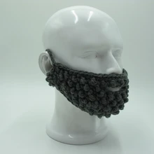 Ручной вязки, забавная, потешная, бородатый мужчина, уход за кожей лица-грелка Кепки Высокое качество зимняя шапка для Костюм для Рождества и Хэллоуина Вечерние