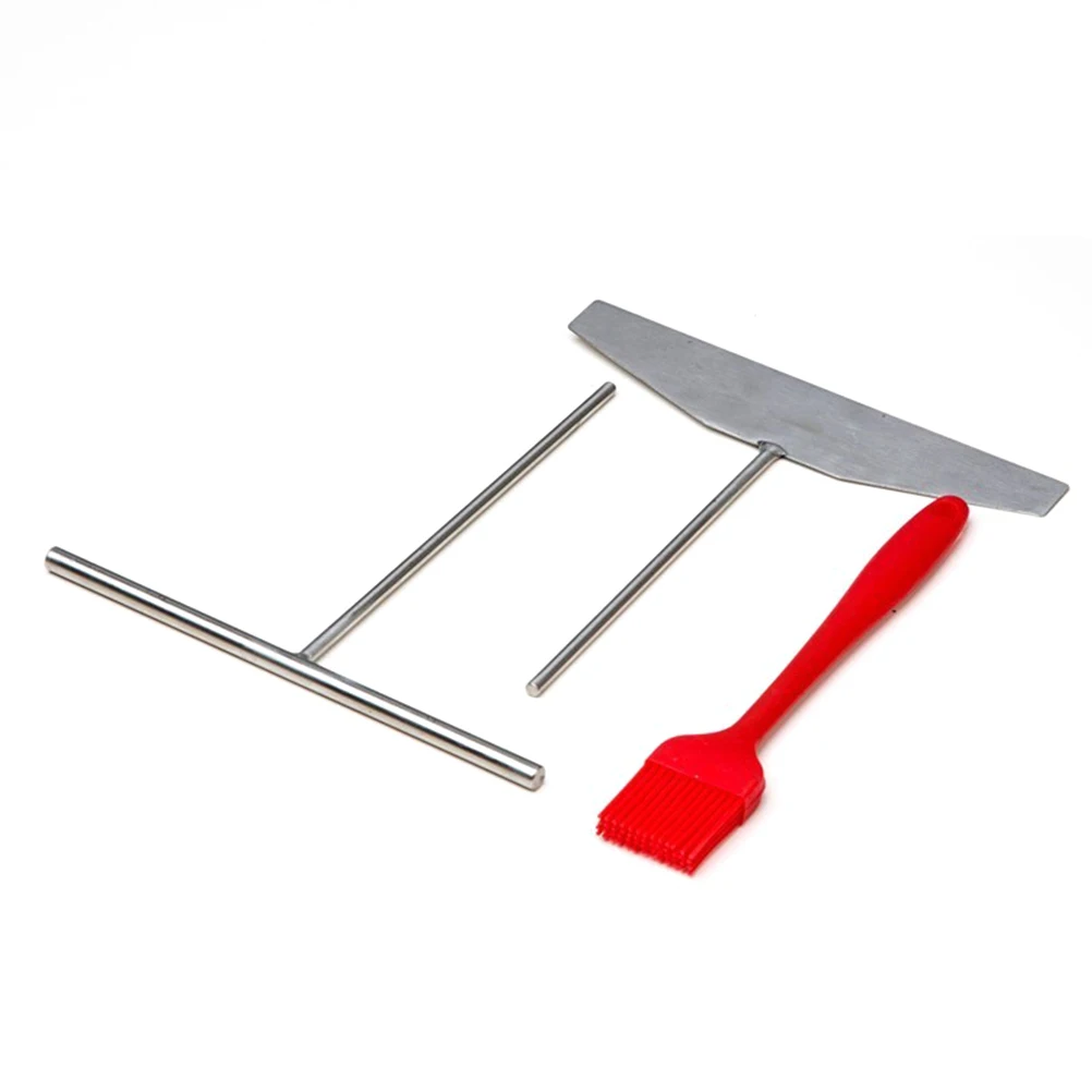 Pancake Tool Stainless Steel Crepe Spreader Batter Spreading Tools Size L S