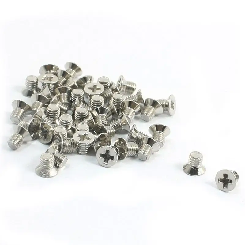 M4x8mm 316 нержавеющая сталь с плоской головкой Phillips машина винты крепеж 50 шт