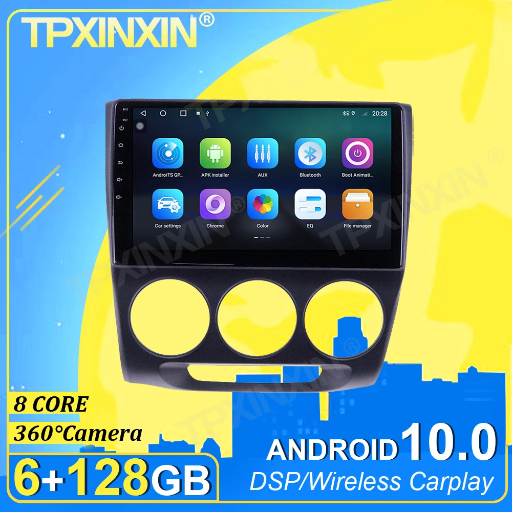 

IPS Android 10,0 6 + 128G Carplay 360 ° камера для Honda Crider 2013-2016 Радио мультимедийный плеер магнитофон видео GPS головное устройство