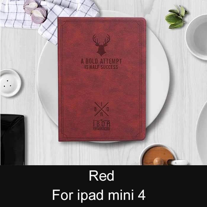 For ipad mini 4 Essidi для ipad mini 5 4 3 2 1 чехол из искусственной кожи Складная подставка чехол для планшета для ipad mini 1 2 3 4 5 защитный чехол - Цвет: For ipad mini 4