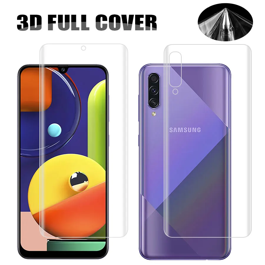 2 шт силиконовая Гидрогелевая Передняя Задняя мягкая пленка для Samsung Galaxy Note 10 S10 Plus