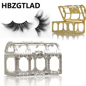 

NEW 25mm False Eyelashes10/20/30pcs Transparent Packaging Box 3d mink eyelash private label custom box eyelashes vendor make up