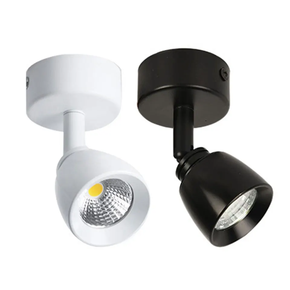 

GD 1pc Surface Mounted 3W 5W Mini LED downlight 220V 240V Ceiling Lamps Rotatable LED Spot Angle Changeable LED Ceiling Lamp