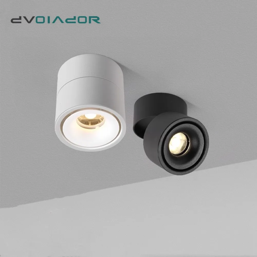 Led Lamp Ceiling Surface Mounted Downlight Foldable Rotatable Spot 12W 7W 15W Living Room Kitchen Lighting | Лампы и освещение