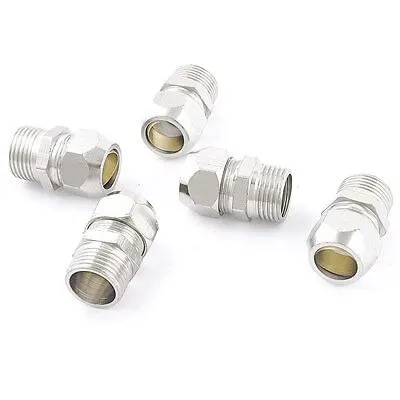 

5 x 3/8" PT Male Thread to 12mm Pipe Air Pneumatic Quick Coupler Connector