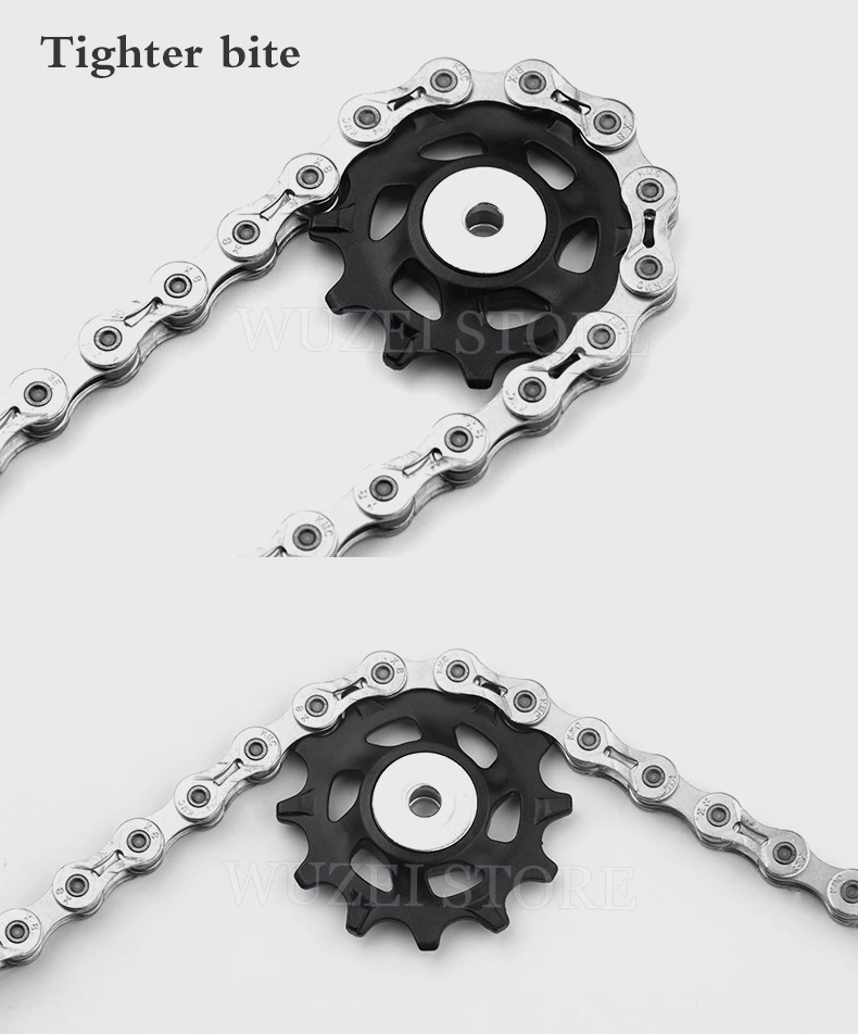 WUZEI MTB Bicycle Pulley Wheel Nylon Fiber 11T 12T 13T 17T Road Bike Jockey Rear Derailleur Repair Kit for Shimano Sram X01 XX1