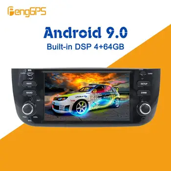 

Android 9.0 PX5 4+64GB car No DVD player Built-in DSP Car multimedia Radio For Fiat Punto 2009-2015 Linea 2012-2015 GPS Nav