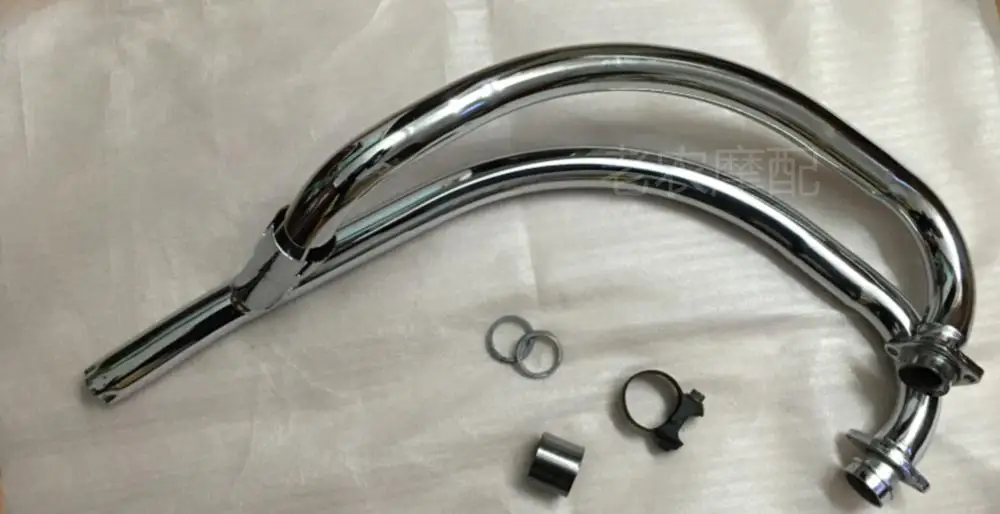 Бесплатная доставка передняя часть выхлопной трубы мотоцикла глушитель