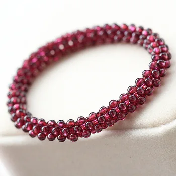 

A grade natural garnet bracelet