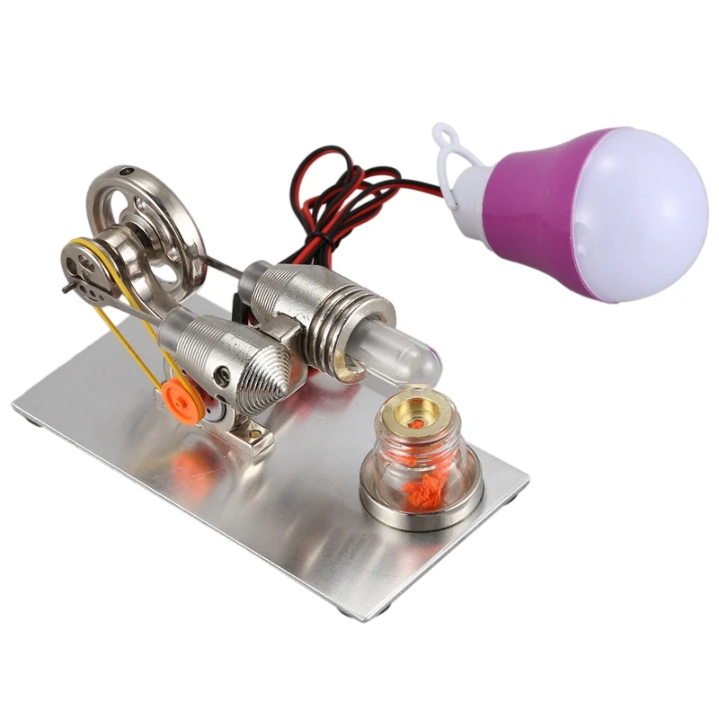 Diy Stirling Engine Model Kit Physics Science Lamp Experiment Toy Model Building Kits Toys for Children