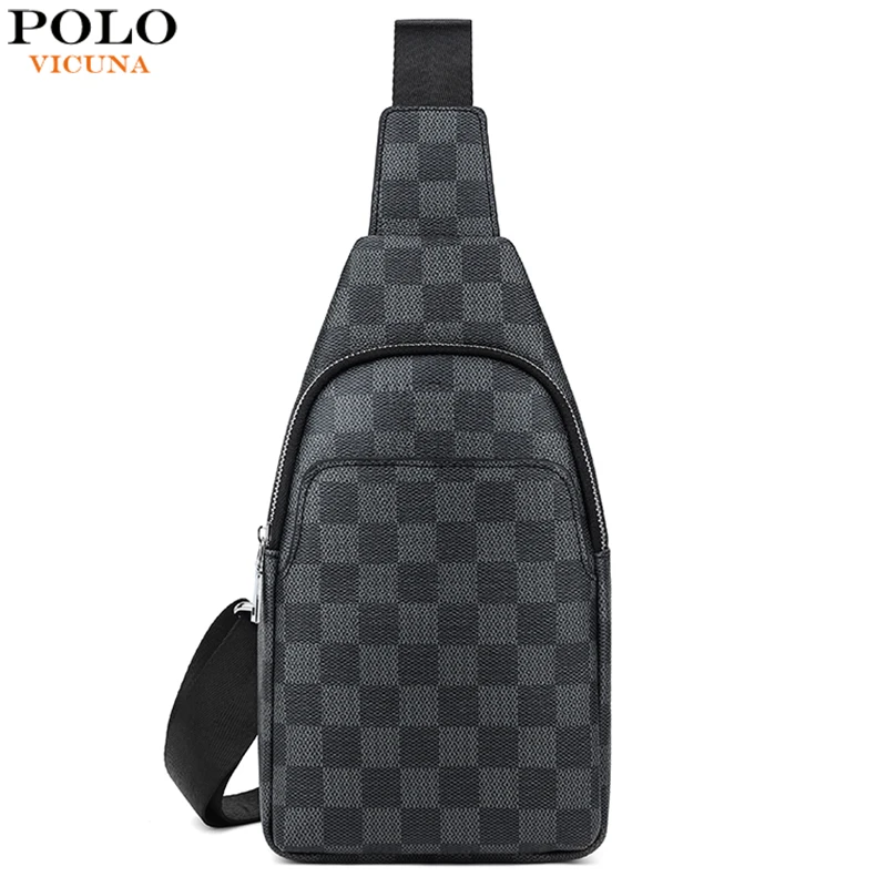VICUNA POLO мужская сумка через плечо от известного бренда дорожная нагрудная