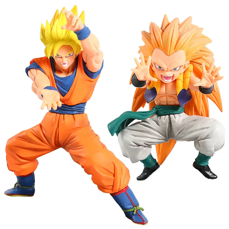 Dragon Ball Супер Воин Retsuden Супер Saiyan Сон Гоку готенкс ПВХ фигурка Коллекционная модель игрушки