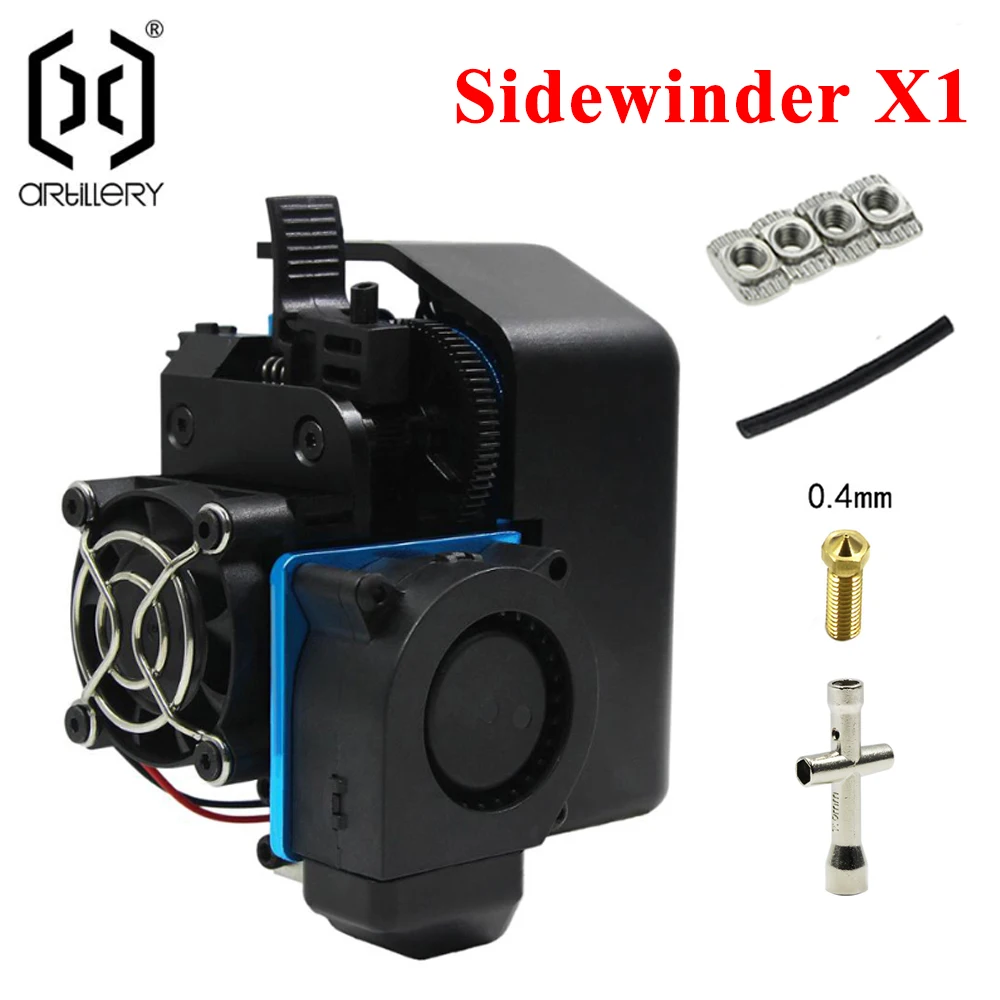 3d printed motor 3D printer extruder is silent and easy to install. Suitable for ArtillerySidewinder X1 and Genius and Horn spectra printhead 3D Printer Parts & Accessories