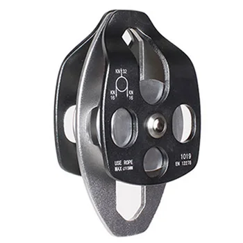 

Pulley Uiaa 32Kn Micro-Double Rope Pulley Outdoor Rock Climbing Survival Rescue Mountaineering Equipment
