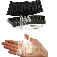 Формователь кубиков льда прессформы Пластик большой набор мороженого набор пистолет-инструмент в форме кубика льда лоток Плесень Для вечерние питья виски