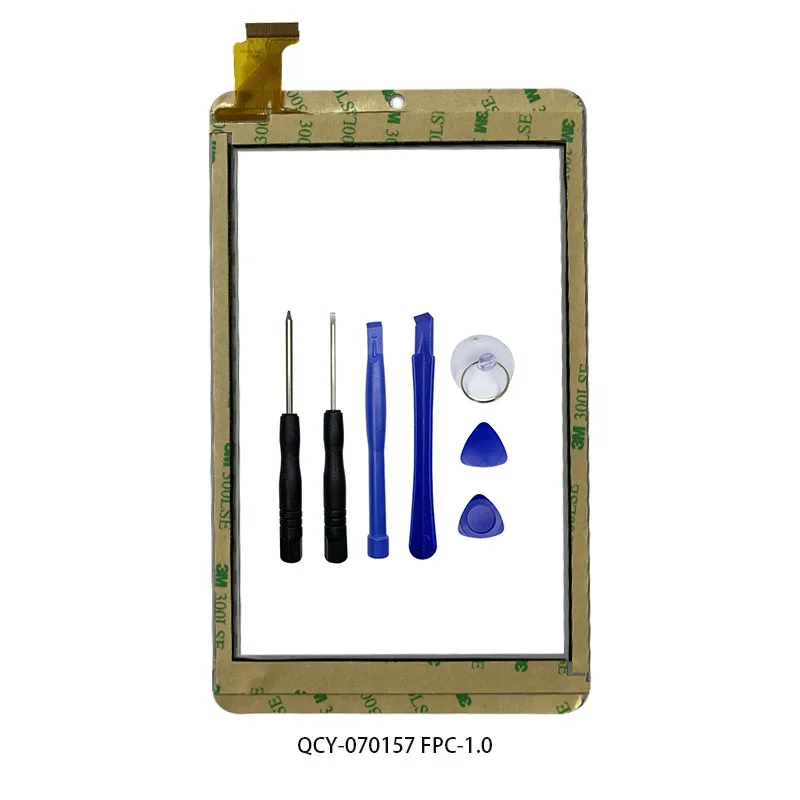 7 дюймов для QCY-070157 FPC-1.0 Сенсорная панель стеклянный планшет емкостный сенсорный экран дигитайзер