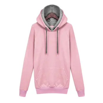 

Autumn Women Hoodies Sweatshirt Casual Hooded Long Sleeve Pocket Design Embroidered For Women Sudaderas Mujer x