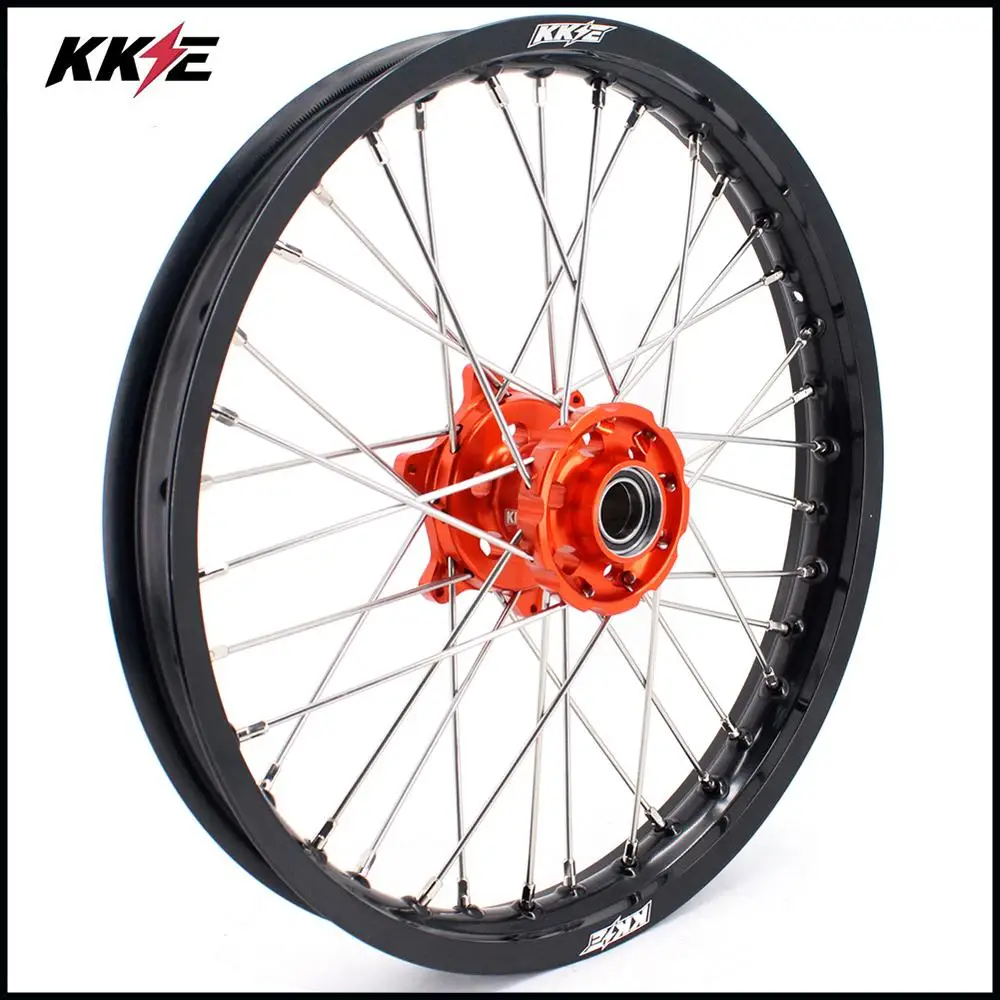 KKE 1,85*19& 2,15*19 плоские трек, колесные диски комплект подходит для KTM SX SXF XC XCW XCF 125 150 200 250 300 350 400 450 500 505 525