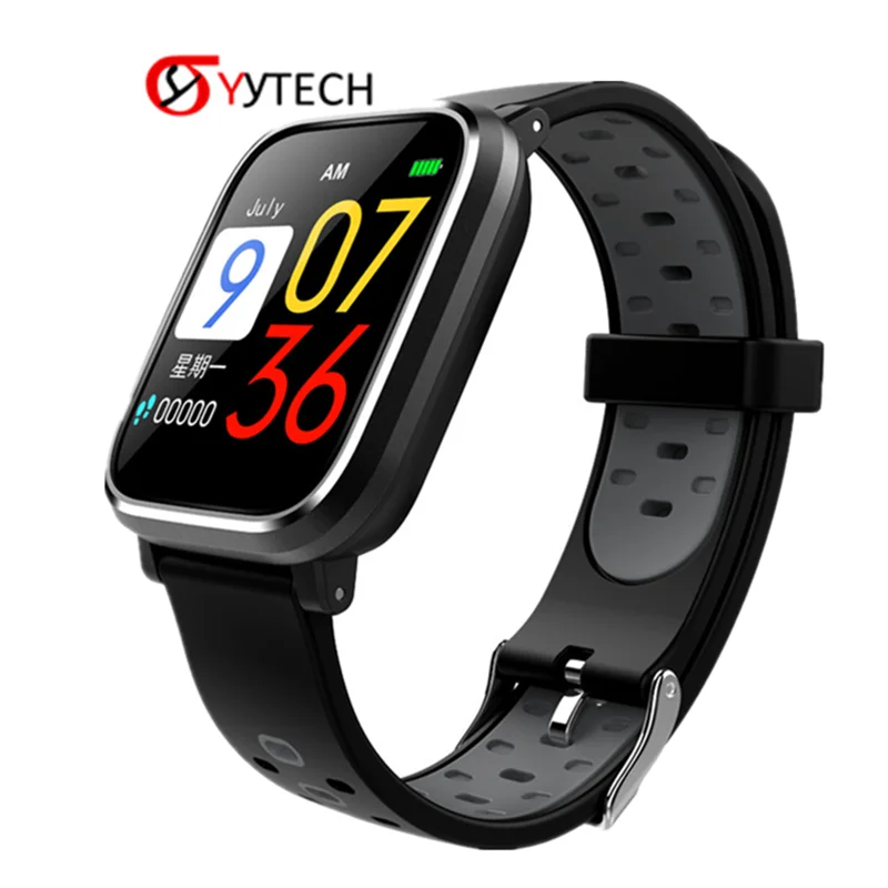 SYYTECH новые 3D динамический UI Q58 Смарт-часы Шагомер носимый Bluetooth мониторинг сердечного ритма водонепроницаемый смарт-браслет