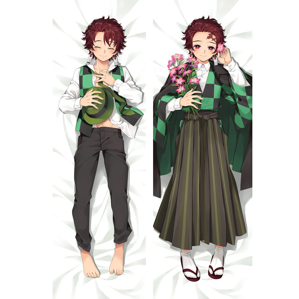 Mgf Newly Design Demon Slayer Anime Character Dakimakura Covers Hugging Body Pillow Cover Case Male Kamado Tanjirou Pillow Case Aliexpress