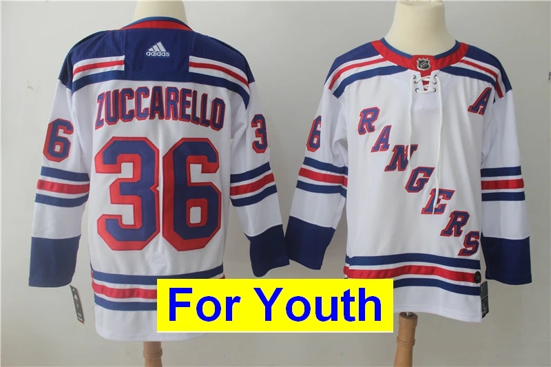 Детский Молодежный Нью-Йорк артеми Panarin Henrik Lundqvist Mika Zibanejad коврики Zuccarello Ryan McDonagh трикотажные изделия - Цвет: as photo