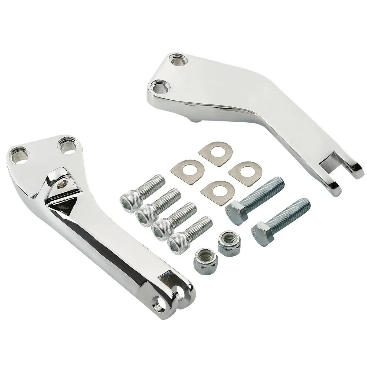 Passenger Foot Peg Mount Brackets For Harley Dyna FXDF FXDL FXDC FXDWG