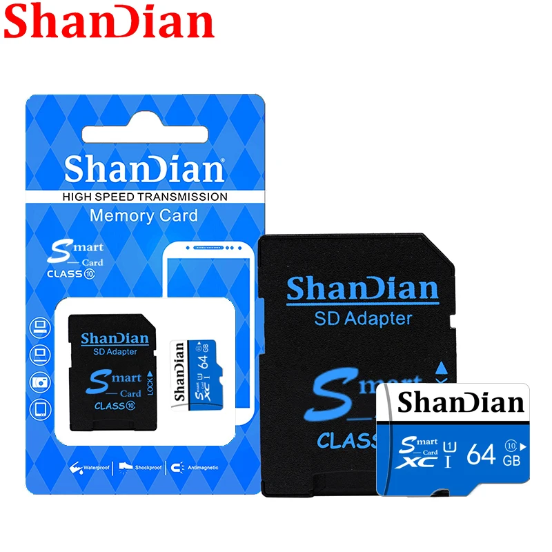 Micro SD карта памяти класс 10 32 ГБ 64 16 8 4 Гб|Карты памяти| |
