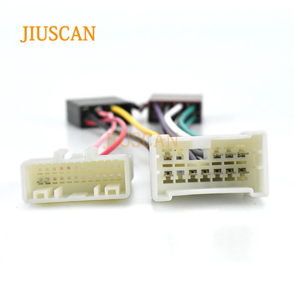 JIUSCAN 12-043 ISO радио адаптер для RENAULT для DACIA жгуты проводов разъем свинцовый ткацкий станок кабель штекер Адаптер стерео