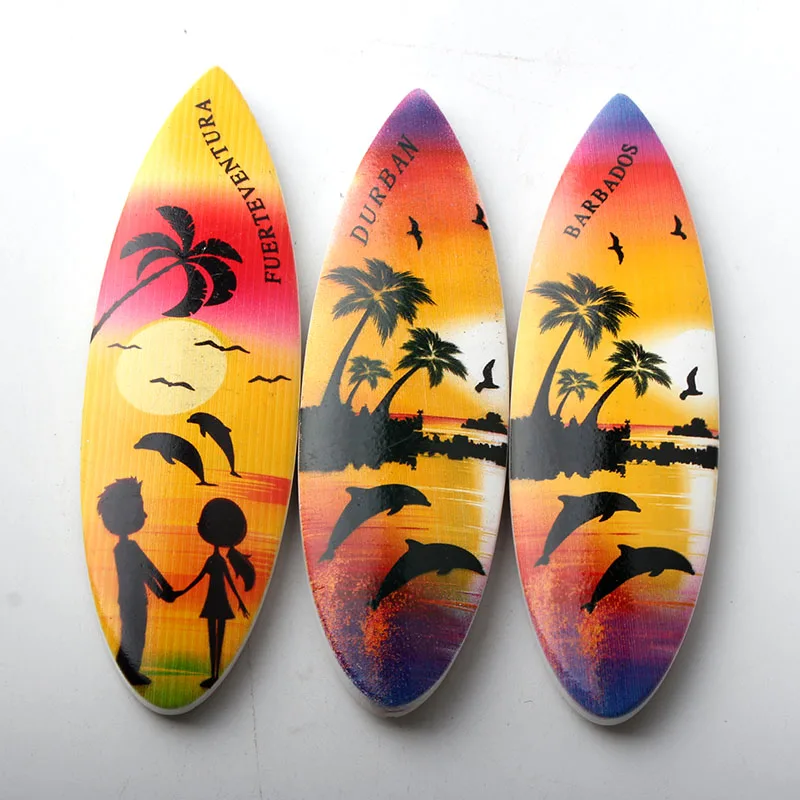 

Fuerteventura Durban Barbados 3D Resin Fridge Magnet Refrigerator Tourism Souvenir Collectibles Gift
