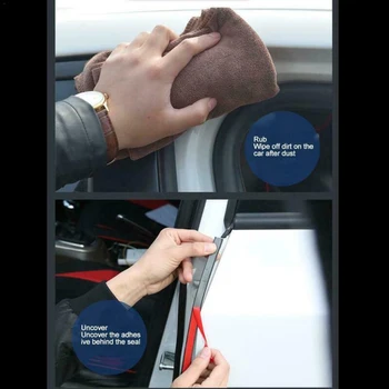 

Accessories Sealing Strip Auto Door Edge Waterproof Replacement Universal