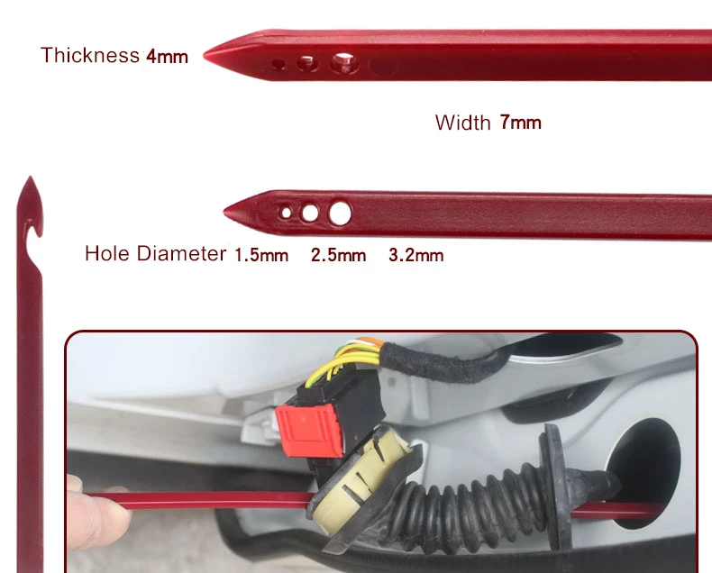 BESTOYARD Car Wire Puller Tool For Easy Speaker