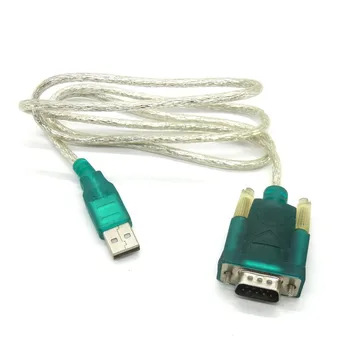 

2pcs/lot USB to RS232 COM Port PDA 9 pin DB9 cable converter 1 Meter long for serial port led display control card