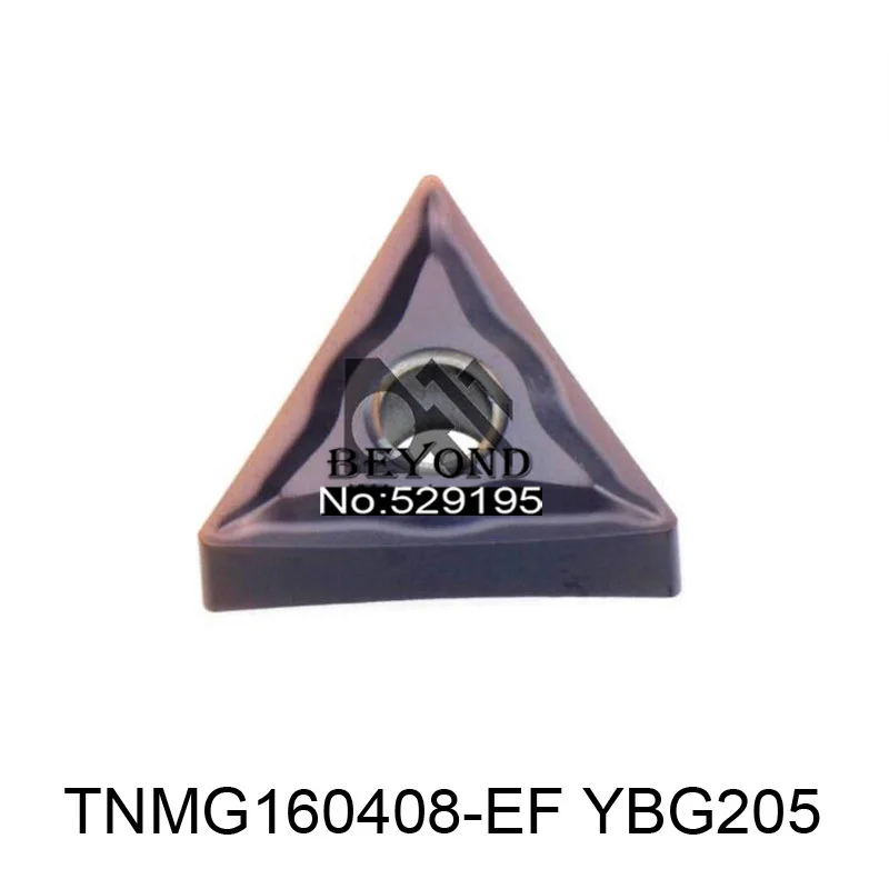 

Original TNMG160408-EF YBG205 TNMG 160408 for MTJNR MTQNR MTENN WTJNR WTENN MTFNR Lathe Tools for Turning Tool Carbide Inserts